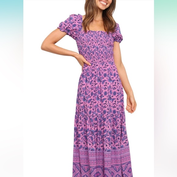 Women’s Floral Maxi Skirt - Picture 3 of 4